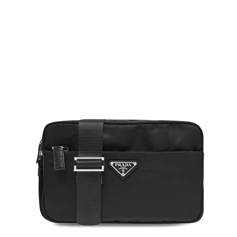 prada nylon zip clutch|Prada nylon shoulder bag price.